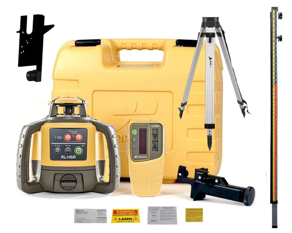 Topcon RL-H5A Rotary Laser w/Cut & Fill Grade Rod and Tripod