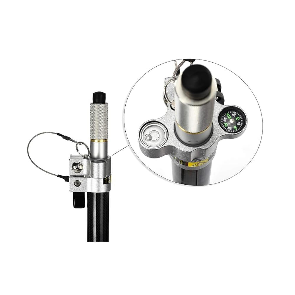 Tiger Supplies 8.5' Carbon Fiber Prism Pole with Locking Pin & Quick Clamp