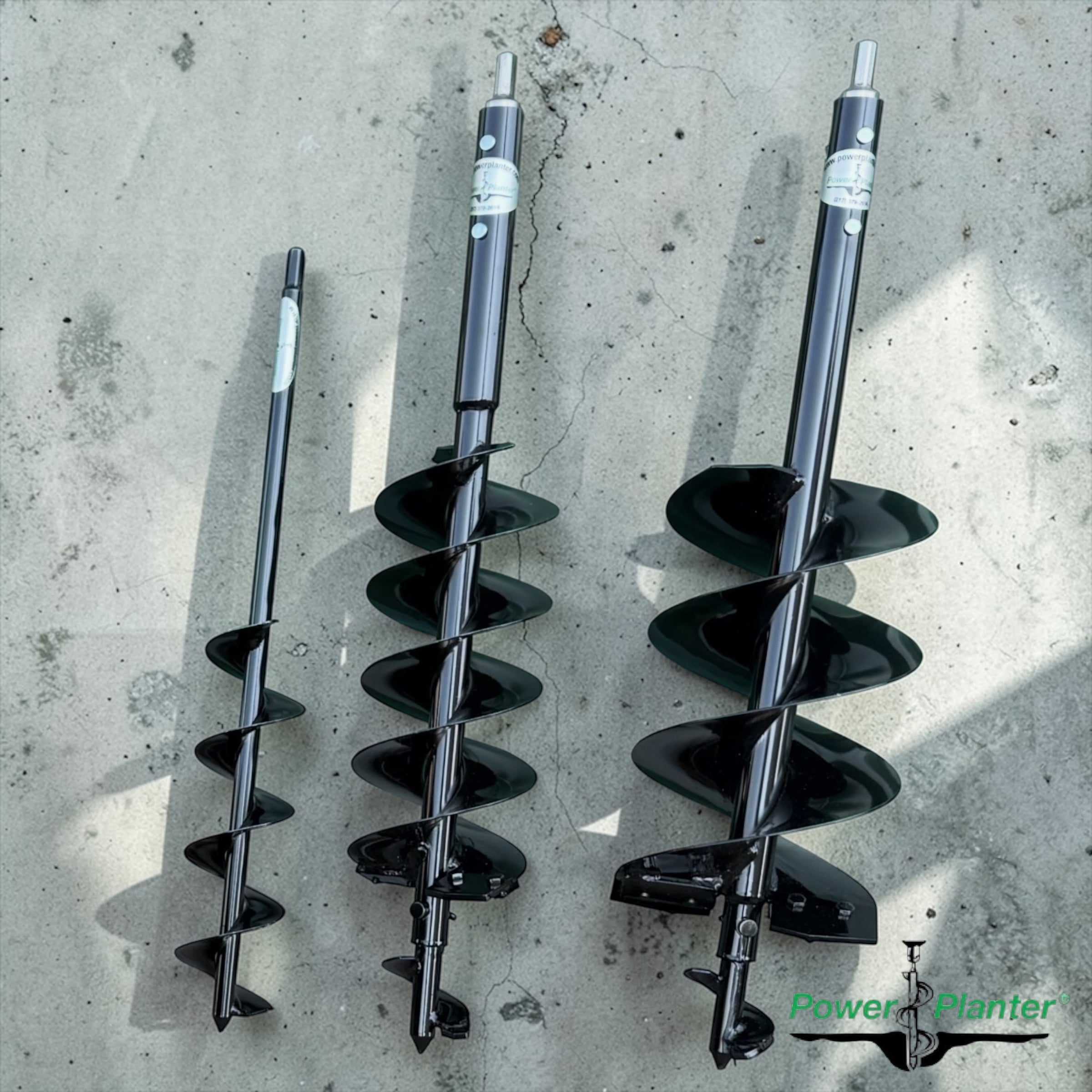 Ultimate Professional Landscape Auger  (Heavy Duty Tips) (7" x 28", 5" x 28" and 3" x 24")
