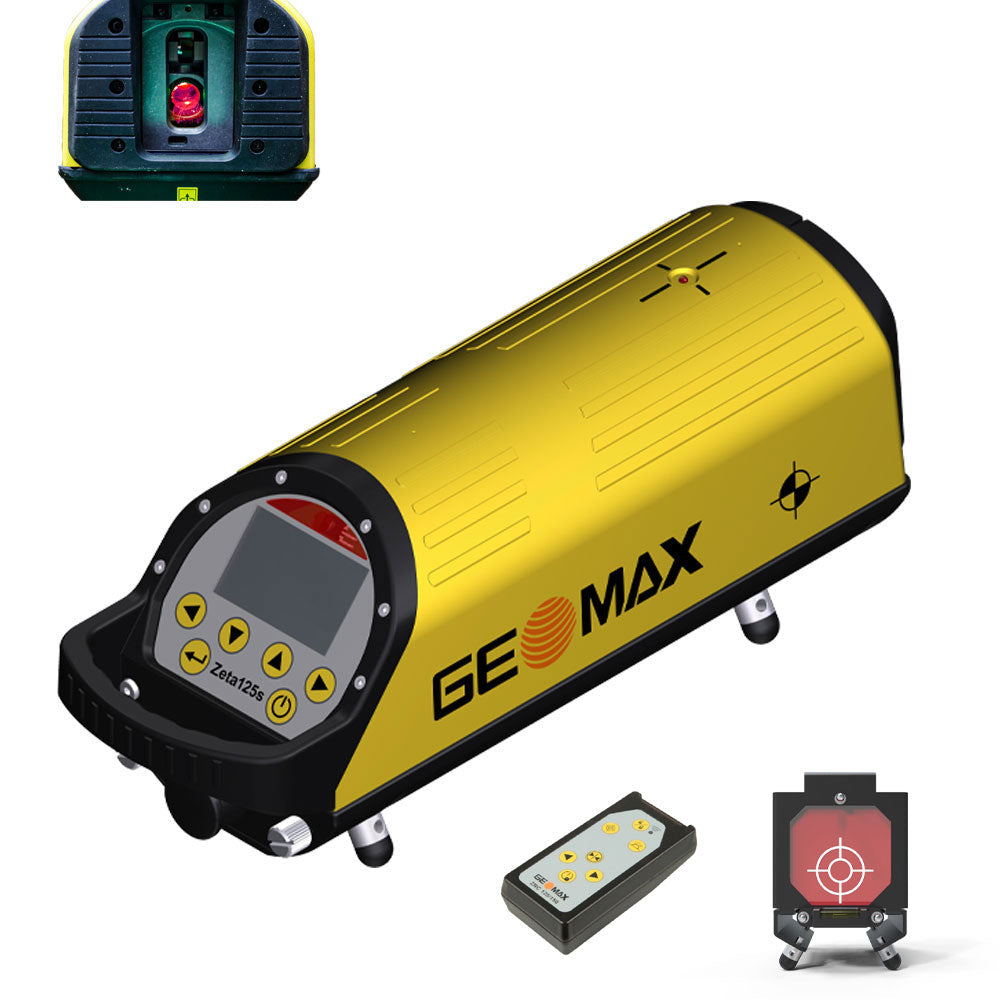 GeoMax Zeta125 Pipe Laser  Series For Pipe Laying, Trenching, Sewage & More