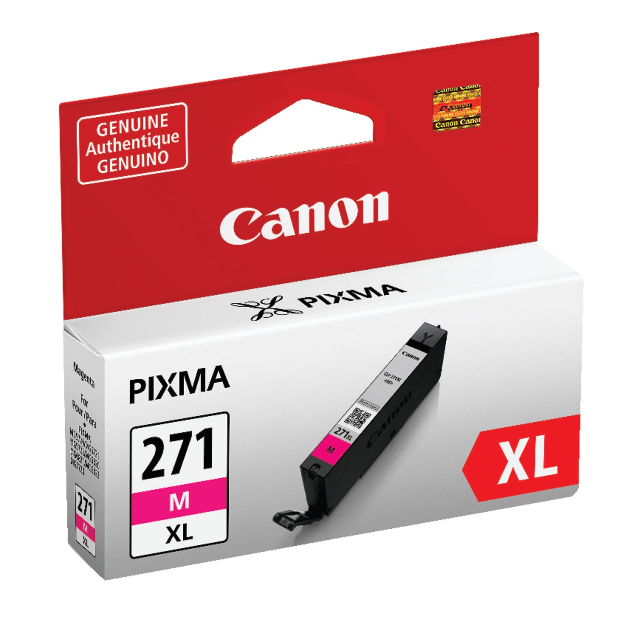 New, Pre-Owned -  CLI-271XL High Yield Magenta Inkjet Cartridge, 0338C001