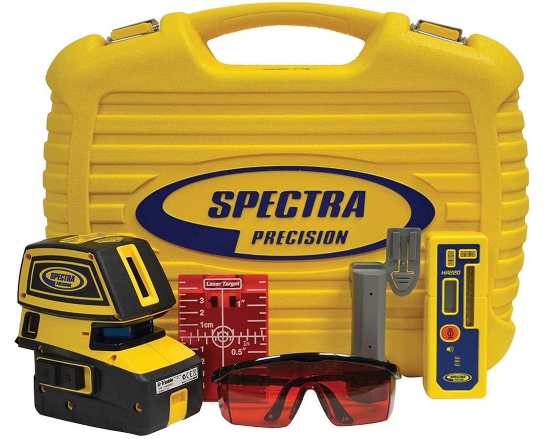 Spectra Precision LT52R-2 LT52R With HR220 Laser Receiver and Clamp