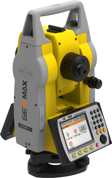 GeoMax 865958 Zoom40 2-Second neXus5, 500m Reflectorless Total Station Package