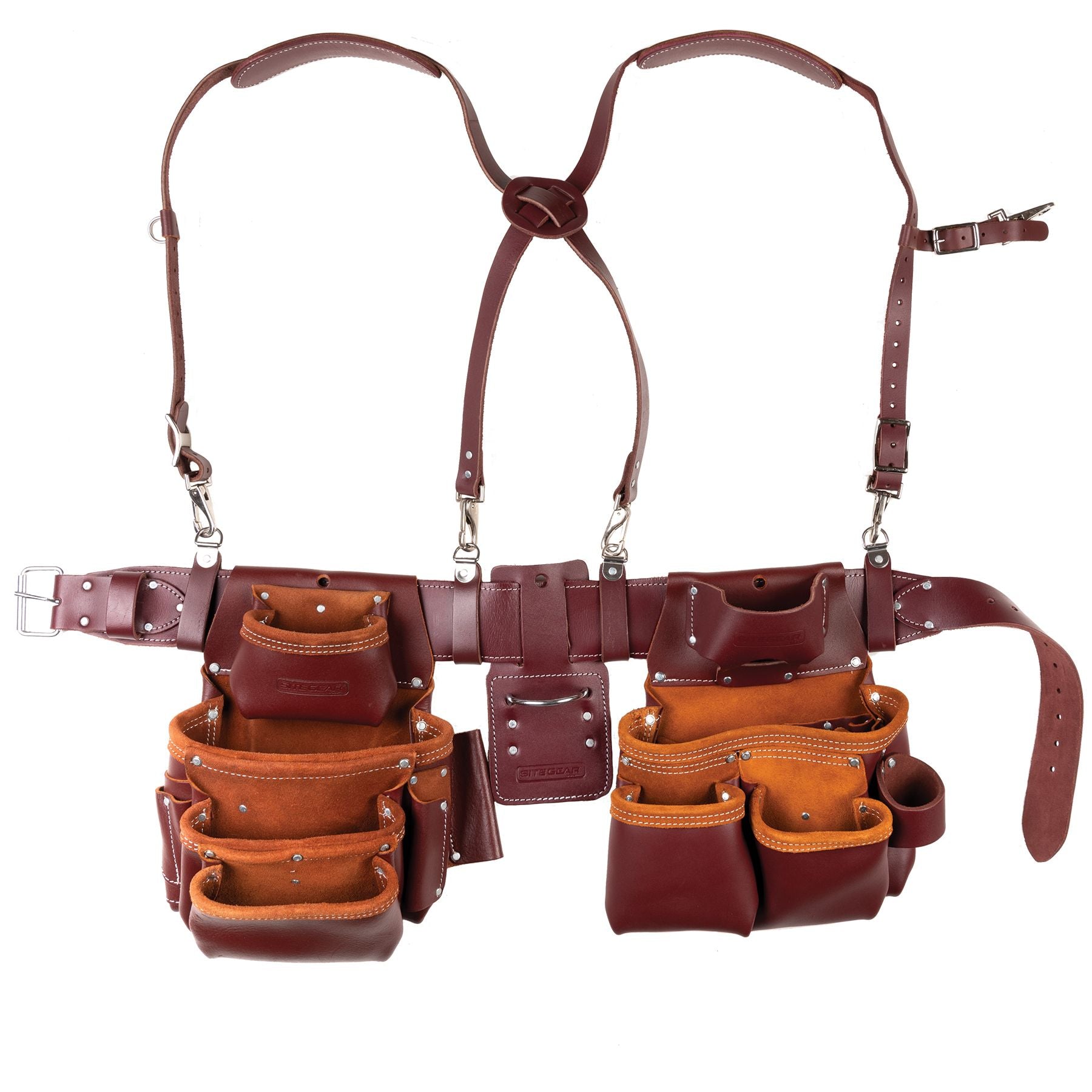 SitePro 51-15089S-M 7 Pouch Framer Complete Set, with Suspenders