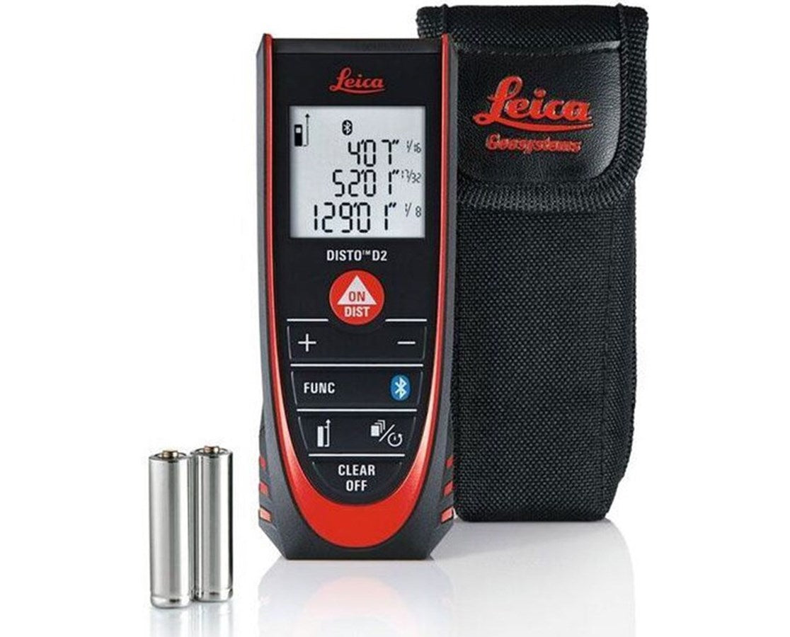Leica 838725 Disto D2 with Bluetooth Laser Distance Meter