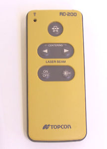 Topcon 329590002 RC-200 Remote Control For Pipe Laser