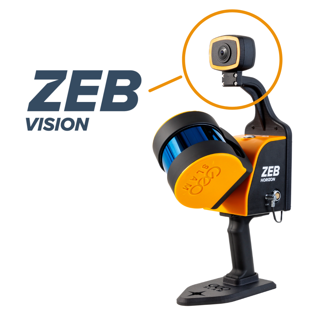 GeoSLAM ZEB Vision ( ZEB Vision attaches quickly to the ZEB Horizon)